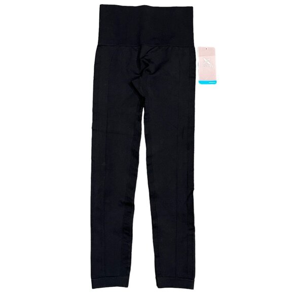 NWT Homma Activewear L Black Leggings High Waist Tummy Compression Slimming Body - Picture 4 of 12